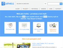 Tablet Screenshot of just4web.cz